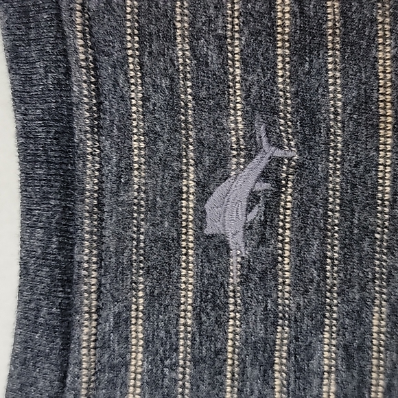 Tommy Bahama Gray & Tan Stripes Pullover Knit Mens L - Picture 11 of 13